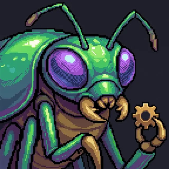 Glint-Tik alien civilization portrait