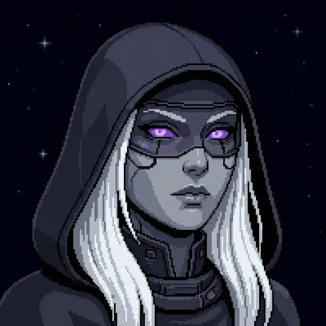 Umbral alien civilization portrait